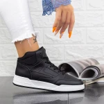 Női sportcipő 2XJ63 Fekete » MeiShoes.ro