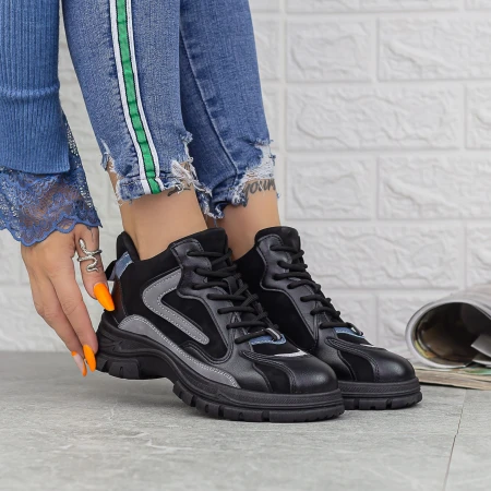 Női bakancs 2N20 Fekete » MeiShoes.ro