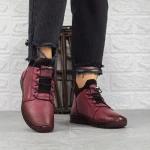 Női bakancs 2061 Burgundia » MeiShoes.ro