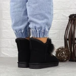 Női bakancs 2N3 Fekete-Világosbarna » MeiShoes.ro
