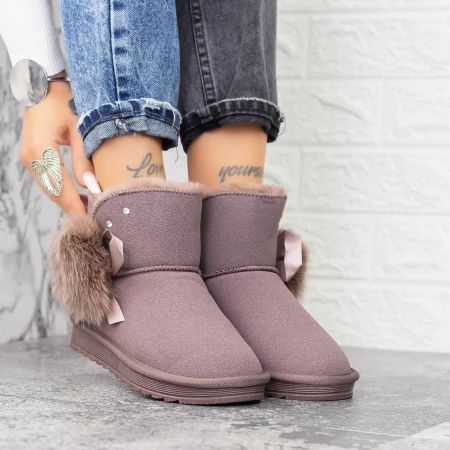 Női bakancs 2N12 Pezsgő-Rózsaszín » MeiShoes.ro