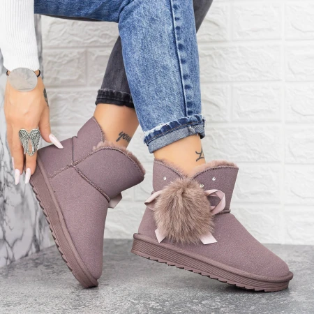 Női bakancs 2N12 Pezsgő-Rózsaszín » MeiShoes.ro