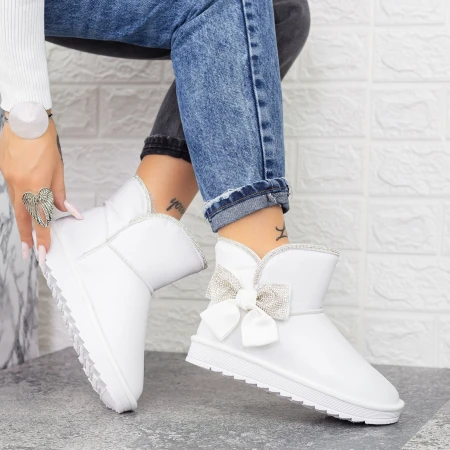 Női bakancs 2N16A Fehér » MeiShoes.ro