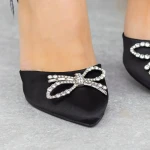 Stiletto cipő KV60 Fekete » MeiShoes.ro